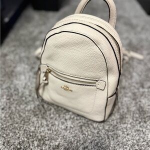 Coach Ivory Leather Backpack